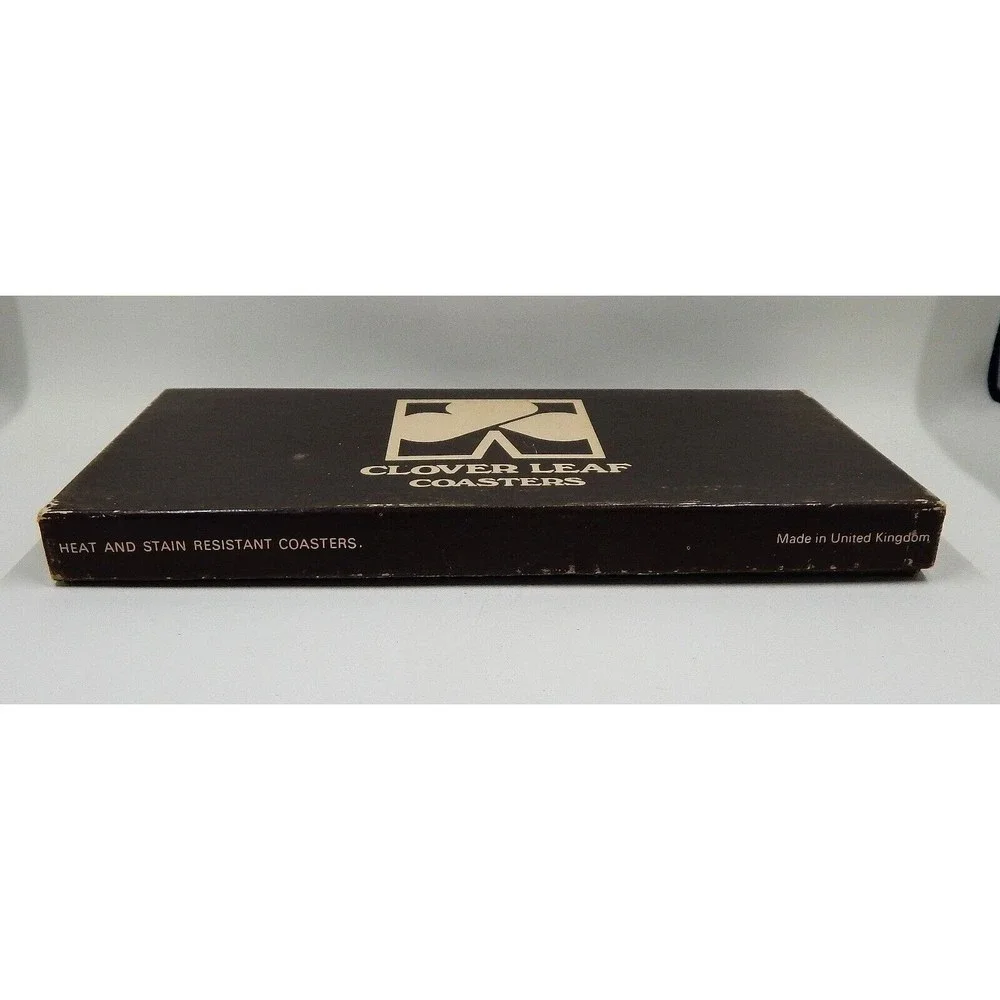 Cloverleaf Square Country Pubs CC14 Cork Coasters Set of 6
